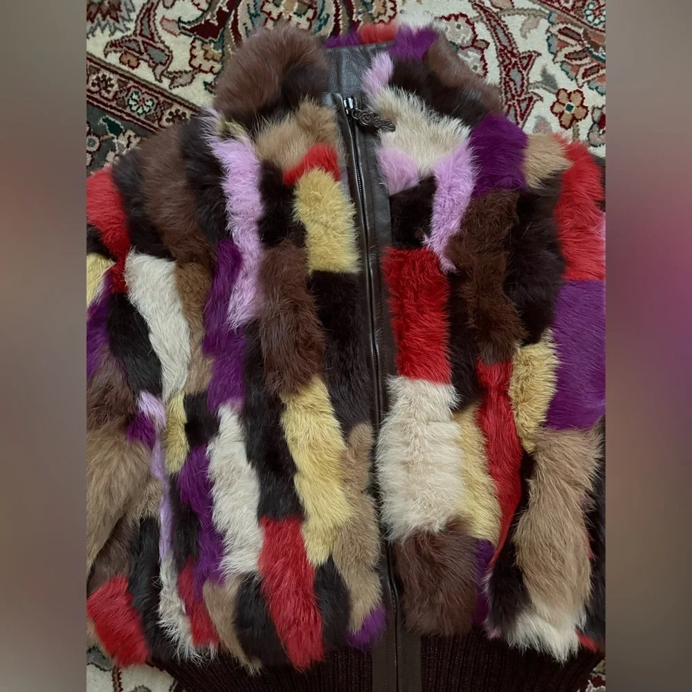 Ebené Rabbit Fur Jacket - Picture 3 of 5